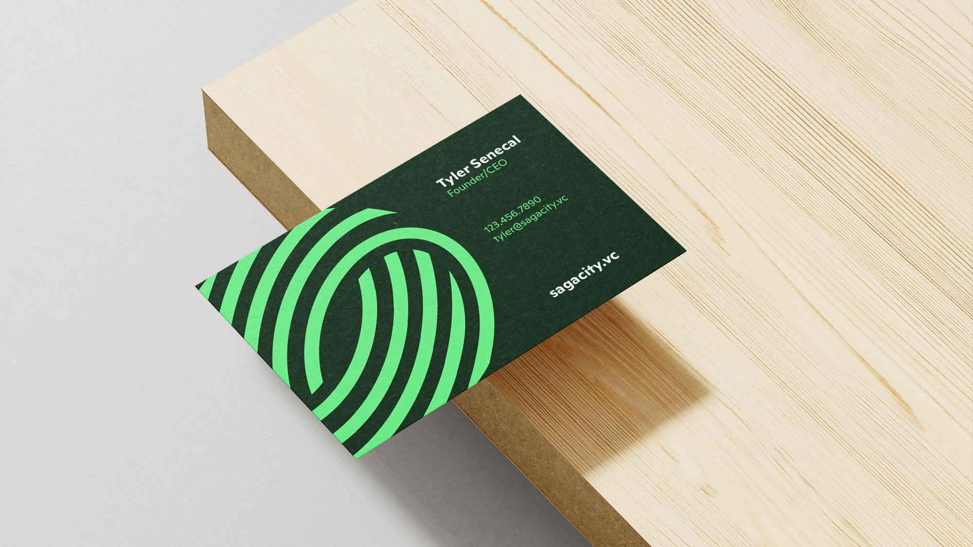 Warm Brand Design Studio | Sagacity business card